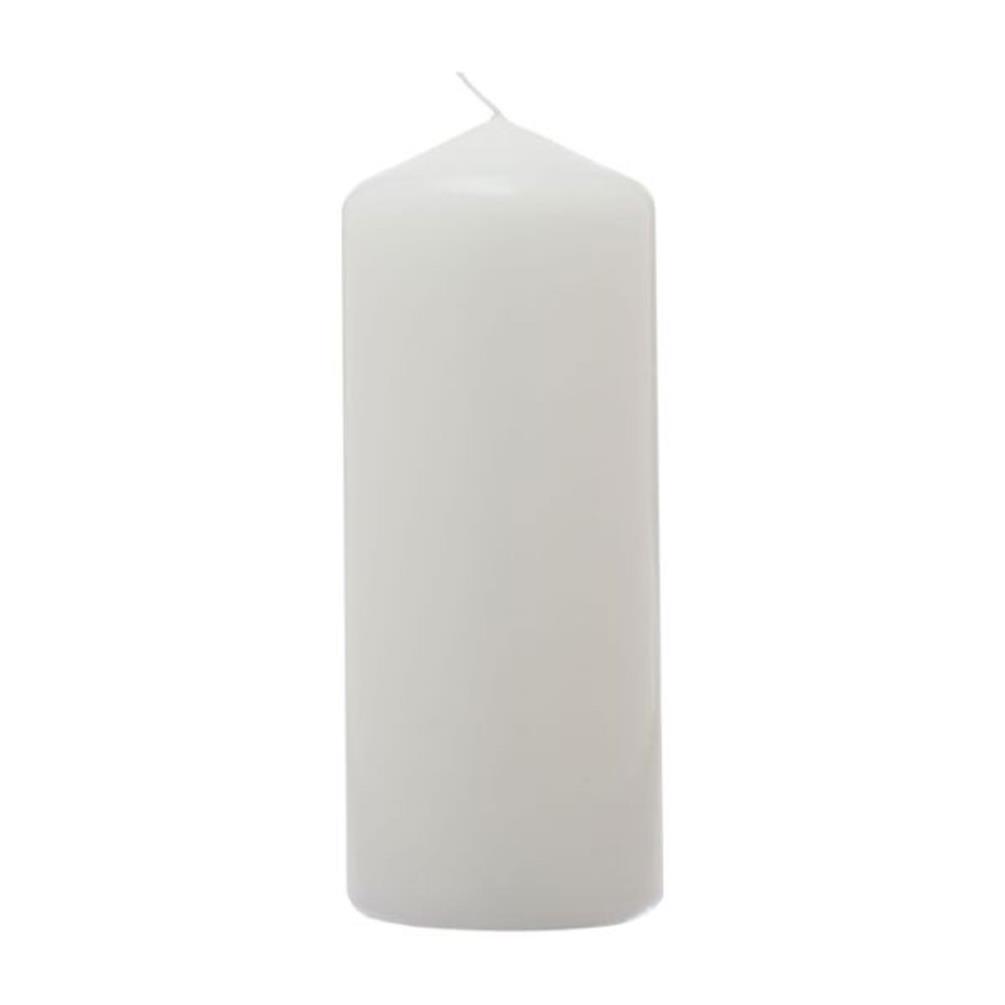 Price's White Pillar Candle 15cm Extra Image 1
